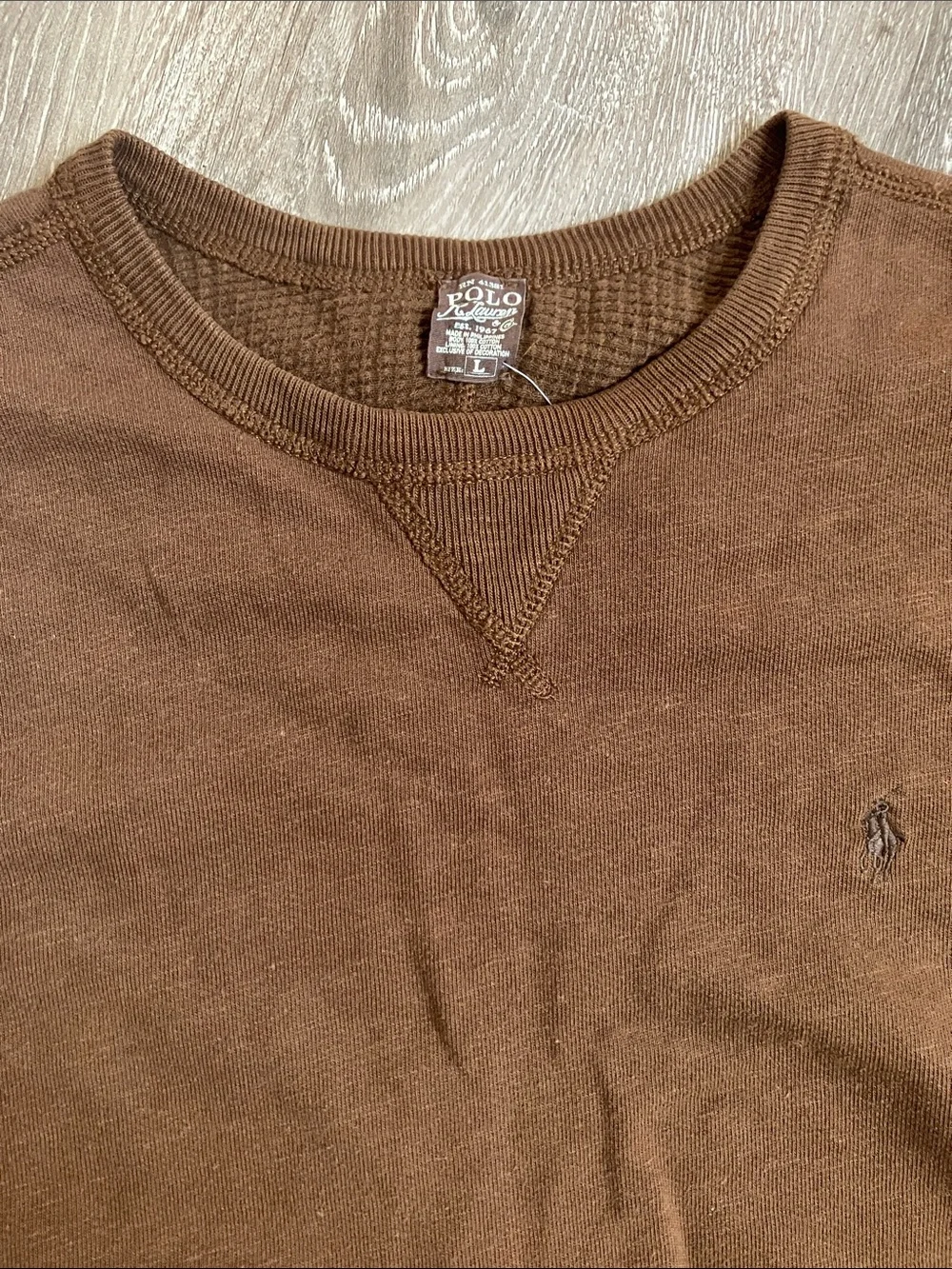 Polo Ralph Lauren Double Face Thermal Lined Crewneck Sweatshirt